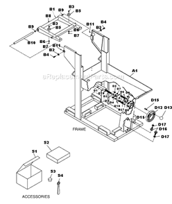 Part Location Diagram of 152432 MK Diamond Carton, Accessory Pack MK-5000